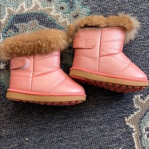 Toddler girl snow boots